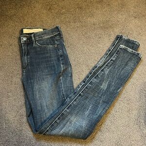 Gap high rise skinny jeans